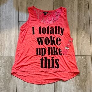 Joe Boxer Bright Pink Graphic Tank Top